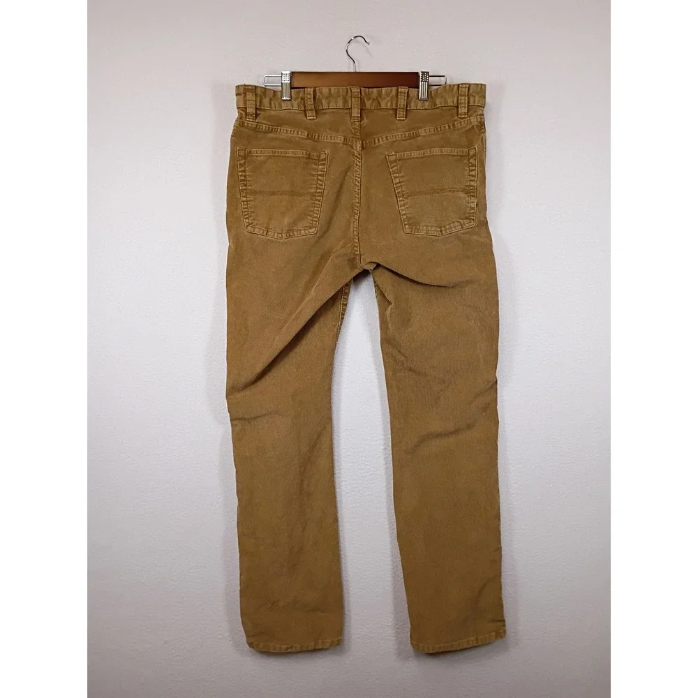 Outdoor Heritage L.L.Bean Mens 36x32 Tan Standard Fit Corduroy Pants 502837